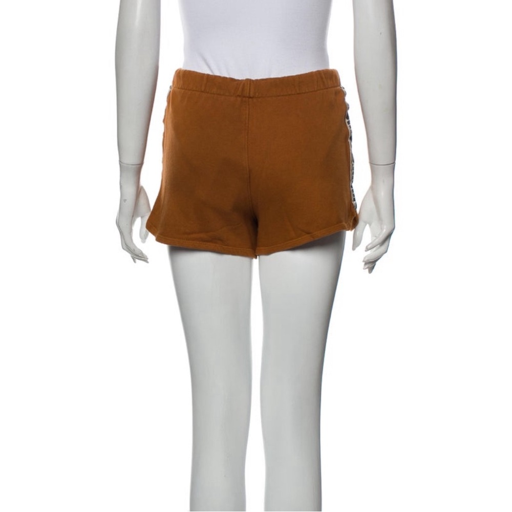Solid & Striped Brown Shorts - image 3